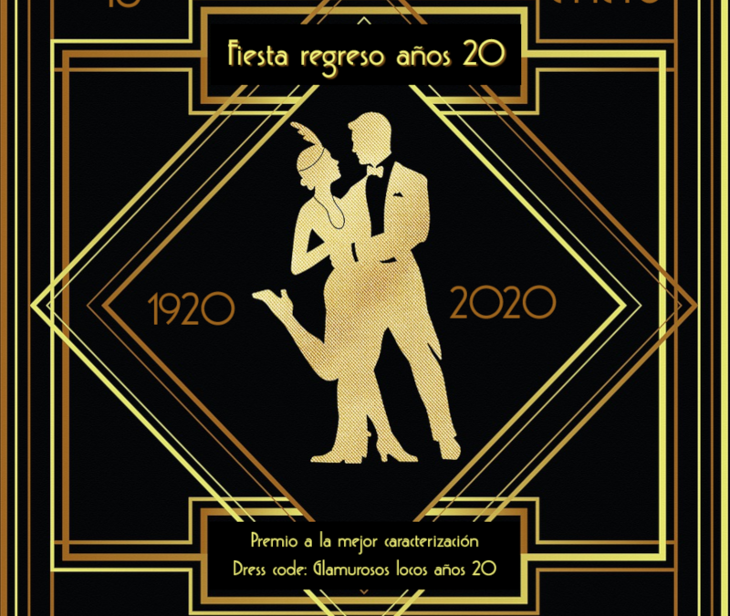 cartel fiesta años 20